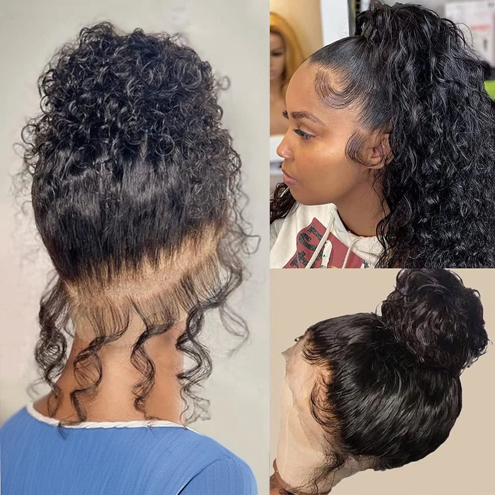 Wig Lace Frontal human hair Wig curl Brazilian human hair Wig human hair balance Full Lace Wig Lace Frontal human hair Wig delivery 3 days France